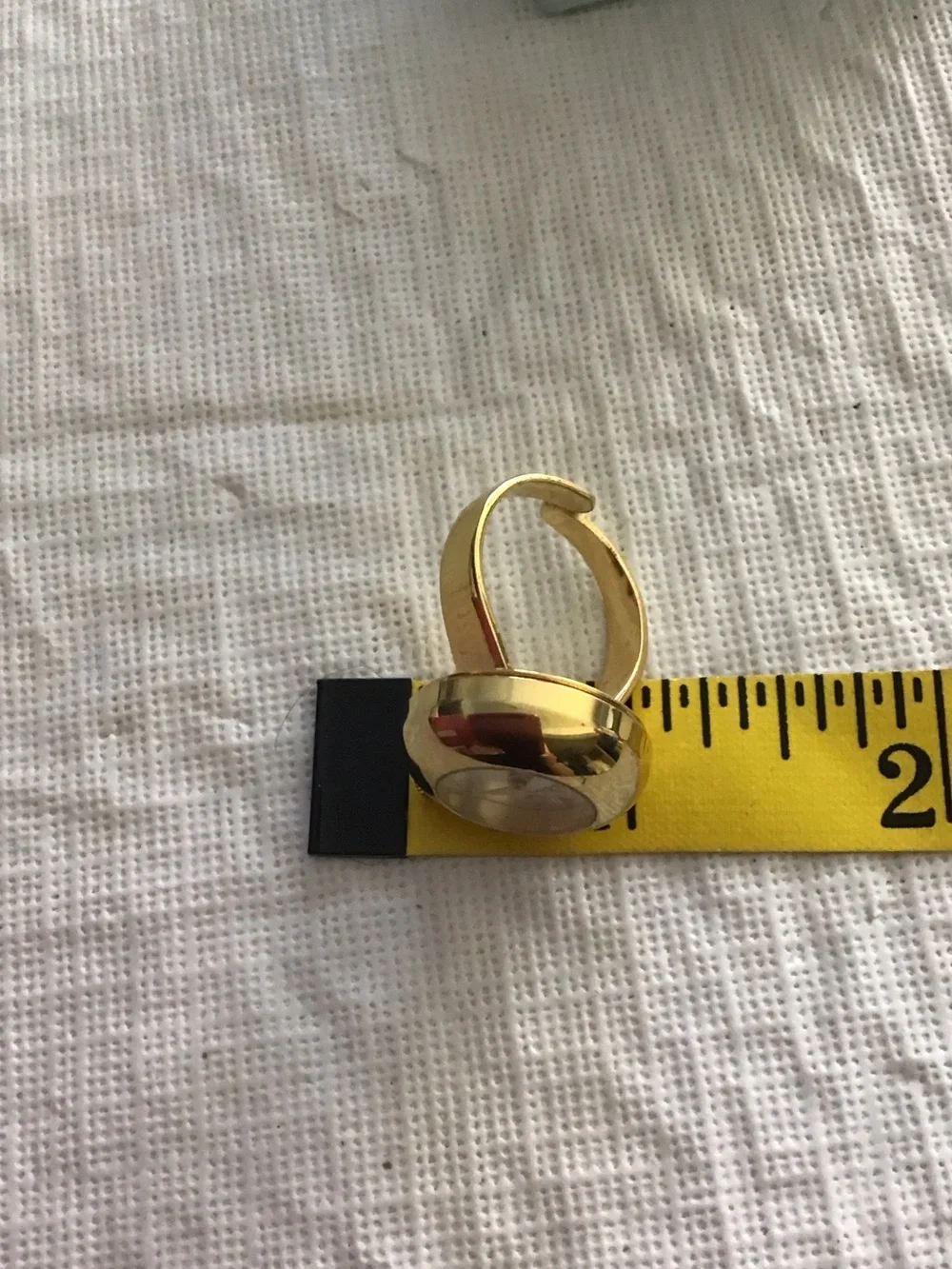 Gold Tone Pink Dial Ladies Quartz Watch Insert